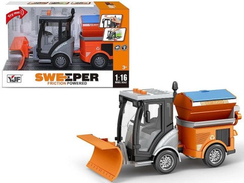 Samochód pługosolarka 1:16, napęd na koło zam, światło, dźwięk Adar (577220) Adar