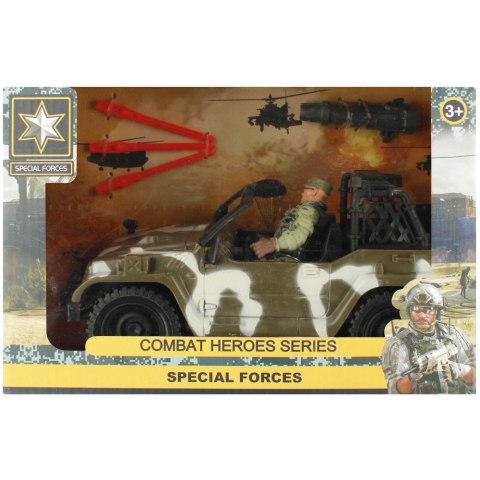 Samochód wojskowy, światło i dźwięk Mega Creative (499141) Mega Creative