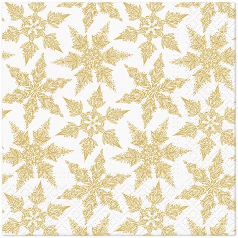 Serwetki Lunch BN Gold Winter mix nadruk papier Paw (SDL241300) Paw