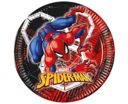 Talerz jednorazowy Spiderman papier śr. 200mm 8 szt Godan (97314) Godan