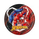 Talerz jednorazowy Spiderman papier śr. 200mm 8 szt Godan (97314) Godan