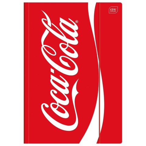 Teczka kartonowa na gumkę COCA COLA MAT+UV A4 mix Interdruk Interdruk