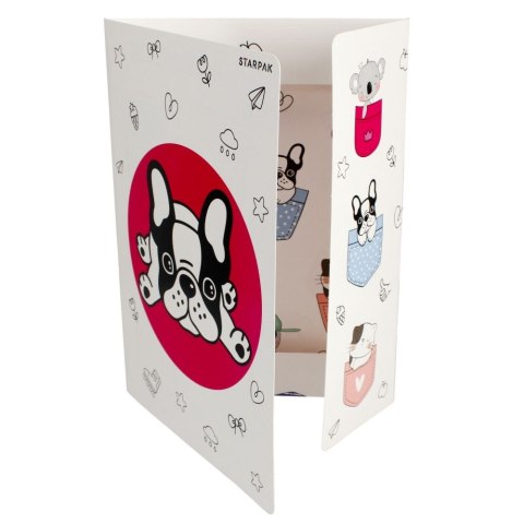 Teczka kartonowa na gumkę Minisy A4 mix Starpak (491062) Starpak