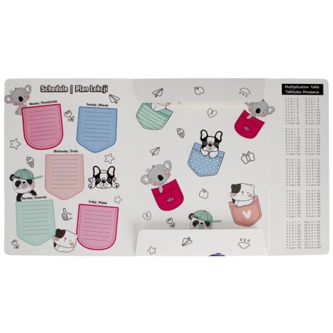 Teczka kartonowa na gumkę Minisy A4 mix Starpak (491062) Starpak