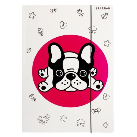 Teczka kartonowa na gumkę Minisy A4 mix Starpak (491062) Starpak