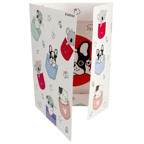 Teczka kartonowa na gumkę Minisy A4 mix Starpak (491062) Starpak