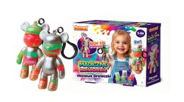 Zestaw kreatywny dla dzieci MAGICZNE MALOWANIE - MISIOWE BRELOCZKI Dumel (DD30622) Dumel