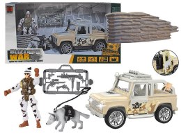 Zestaw wojskowy pojazdy z figurką Adar (608696) Adar