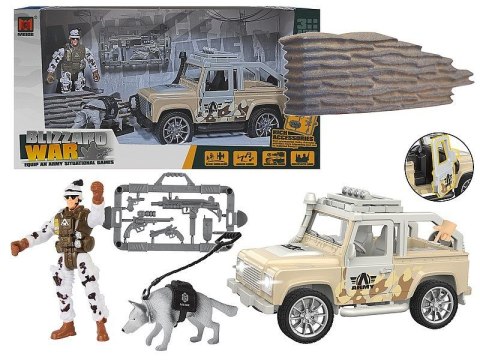 Zestaw wojskowy pojazdy z figurką Adar (608696) Adar
