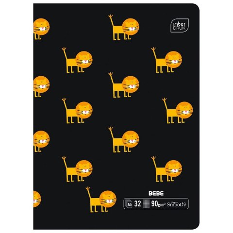 Zeszyt A5 BEBE KIDS 32k. 90g krata Interdruk Interdruk