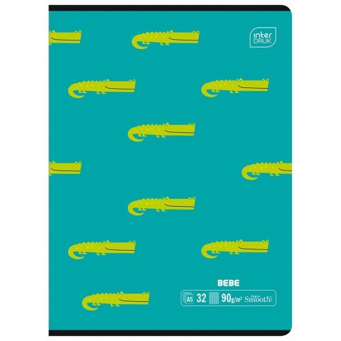 Zeszyt A5 BEBE KIDS 32k. 90g krata Interdruk Interdruk
