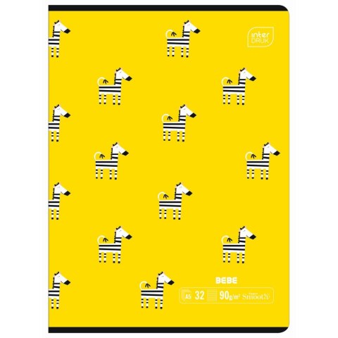 Zeszyt BEBE KIDS A5 32k. 90g trzy linie Interdruk Interdruk