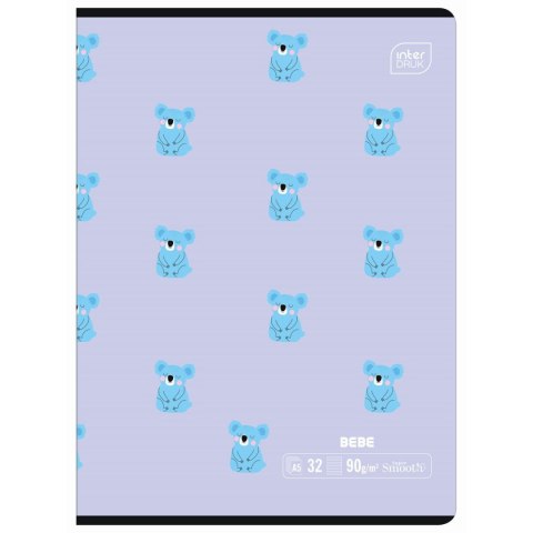 Zeszyt BEBE KIDS A5 32k. 90g trzy linie Interdruk Interdruk