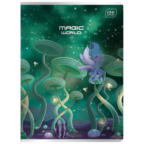 Zeszyt METALIC FANTASY A5 16k. 70g trzy linie Interdruk Interdruk