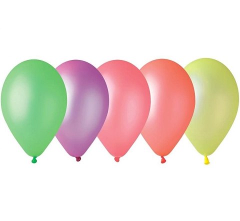 Balon gumowy pastel disco 5 szt. mix 10cal Godan (GZ-DIS5) Godan