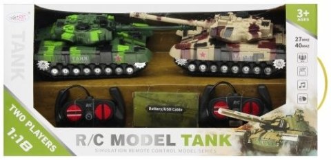 Czołg 2 szt., sterowany Mega Creative (568999) Mega Creative