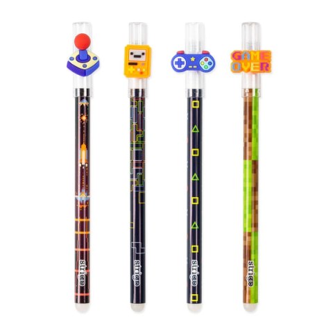 Długopis wymazywalny Game 5902315577046 wkład niebieski 0,35mm Strigo (SSC180) Strigo