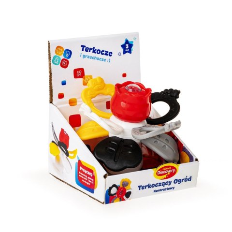 Grzechotka TERKOCZĄCY OGRÓD Z PRZYSSAWKĄ kontrastowy Discovery (DD30828) Discovery