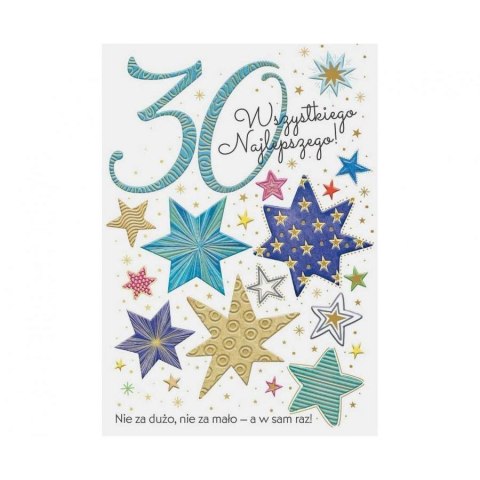 Kartka składana A5 30 GWIAZDY A5 Henry (5905701484096) Henry