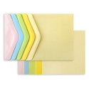 Kartka składana Baza do kartek karnet i koperta, gładki pastelowy, satynowy mix 5szt. [mm:] 145x145 Argo (283109) Argo