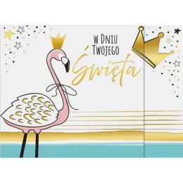 Kartka składana B6 KARNET B6 składany flaming Henry (5905908451980313) Henry