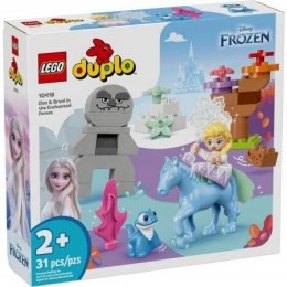 Klocki konstrukcyjne Duplo Elsa i Bruni w Zaczarowanym Lego (10418) Lego