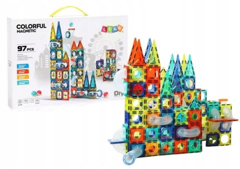 Klocki magnetyczne 168 elementów Lean (14094) Lean