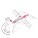Komplet geometryczny 7 el. Starpak (559667) Starpak