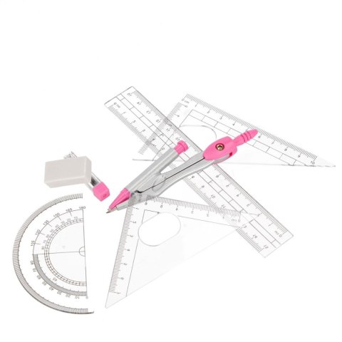Komplet geometryczny 7 el. Starpak (559667) Starpak