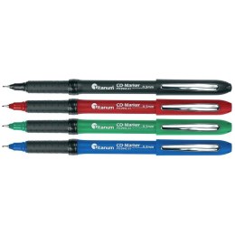 Komplet markerów do CD Titanum PY1094C-01 4 kolory Titanum