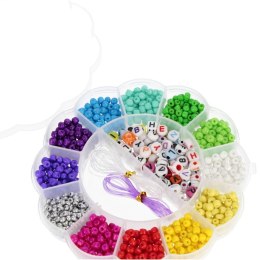 Koraliki dla dziewczynki Koraliki do nawlekania Mega Creative (543667) Mega Creative
