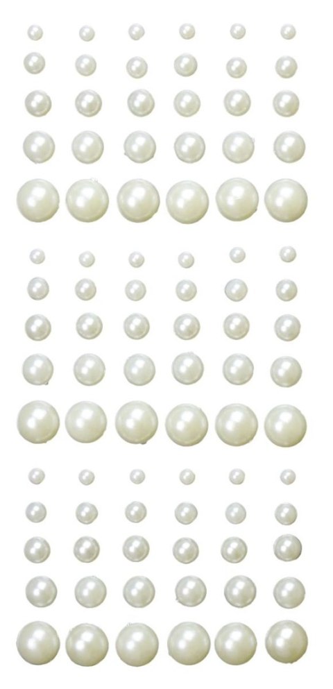 Kryształki Craft-Fun Series Perełki białe perłowy Titanum (24MH1206) Titanum