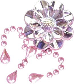 Kryształki Craft-Fun Series kwiaty różowe Titanum (25BJ033141-2) Titanum