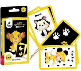 Książeczka edukacyjna Disney Maluch. Karty kontrastowe Ameet (KONX 9201) Ameet