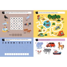 Książka dla dzieci 100 ciekawych łamigłówek Aksjomat Aksjomat