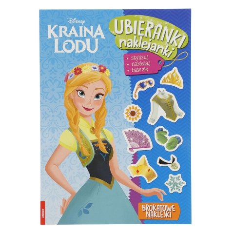 Książka dla dzieci Kraina lodu. Ubieranki, Naklejanki Ameet Ameet