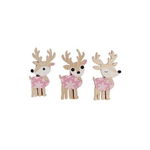 Ozdoba drewniana Klamerki Xmass Craft With Fun (567218) Craft With Fun