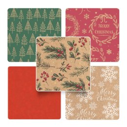 Papier ozdobny CHRISTMAS KRAFT mix [mm:] 700x10000 Interdruk Interdruk