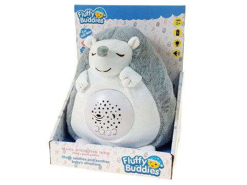 Pluszak interaktywny jeż z projektorem i dźwiękiem - pozytywka, na baterie Adar (603394) Adar