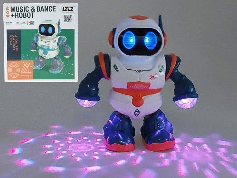 Robot na baterie, tańczący, światło, muzyka Adar (623774) Adar