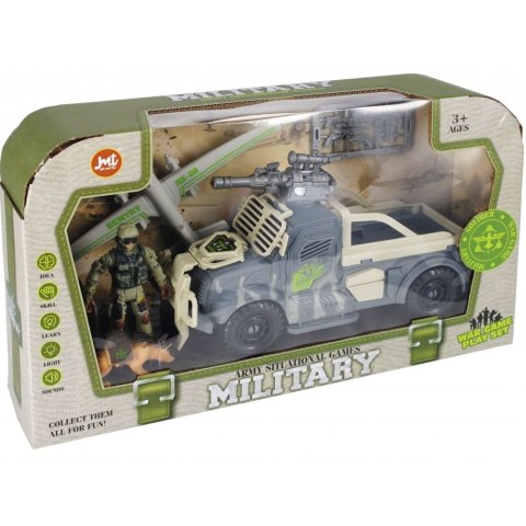 Samochód wojskowy, światło i dźwięk Mega Creative (523007) Mega Creative