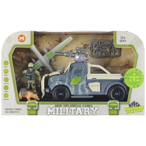 Samochód wojskowy, światło i dźwięk Mega Creative (523007) Mega Creative
