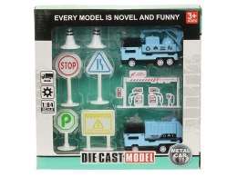 Samochód zestaw plac budowy pojazdy metal Adar (552074) Adar