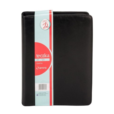 Teczka konferencyjna A5 czarny ekoskóra Antra (03) Antra