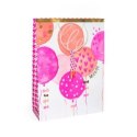 Torba prezentowa urodziny różowe, XL, 5szt. [mm:] 310x420x 120 Argo (257049) Argo