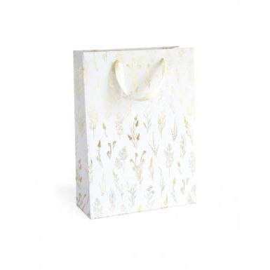 Torba prezentowa złote trawy L [mm:] 330x100x 240 Galeria Papieru (257022) Galeria Papieru