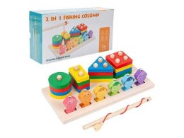 Układanka z rybkami na magnes, drewniana Bigtoys (BKLO8034) Bigtoys