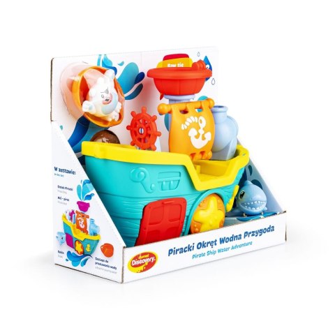 Zabawka do kąpieli PIRACKI OKRĘT WODNA PRZYGODA Discovery (DD43450) Discovery