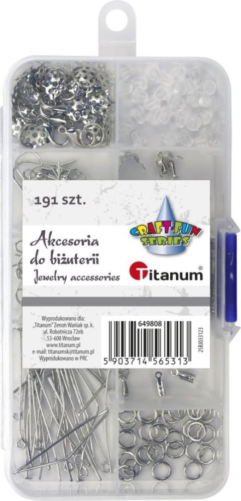 Zestaw do tworzenia biżuterii Craft-Fun Series Akcesoria do biżuterii Titanum (25BJ033123) Titanum