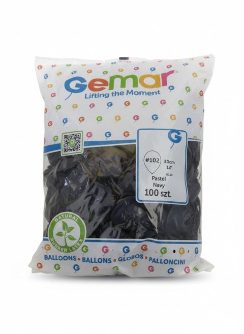 Balon gumowy pastelowy 100 szt 12cal Godan (G110/102) Godan